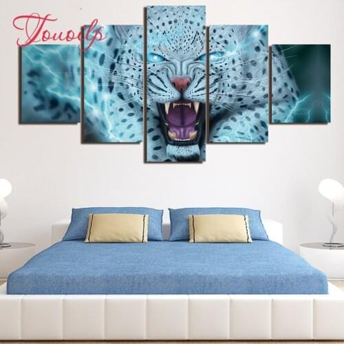 5D Diy Animal White leopard spuare&round diamond painting crystal 5d diamond embroidery diy crystal painting cross stitchsets
