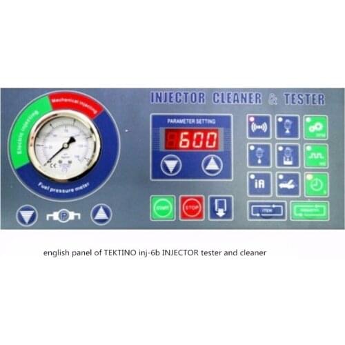 English Panel Main Cable Accessories for TEKTINO INJ-4B INJ-6B INJ-8B Auto Fuel Injector Cleaner Tester