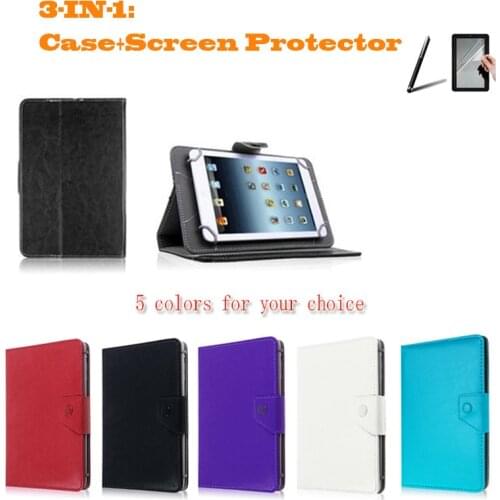 For Acer Iconia Tab W500 AMD C60 7" Inch Universal Tablet PU Leather cover case 2 Free Gift