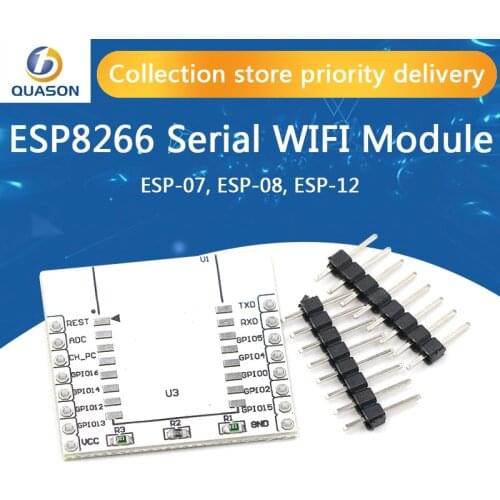 ESP8266 serial WIFI module adapter plate Applies to ESP-07, ESP-08, ESP-12