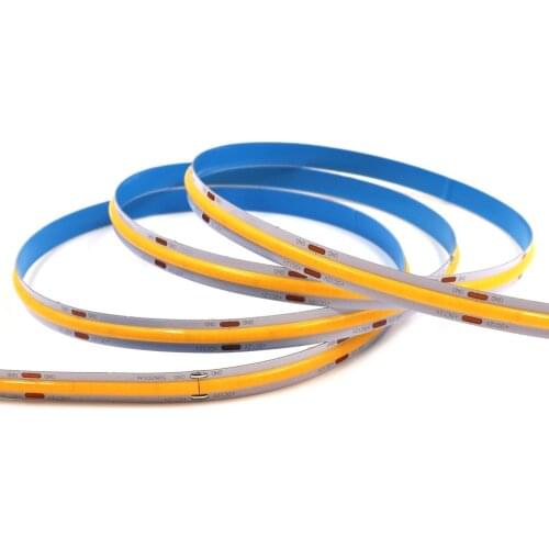 384 LEDs High Density Flexible FOB Led Light Bar RA90 Warm Nature Cool White Blue Green Red DC 12V 24V Soft COB Strip Lighting