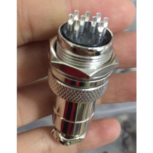 GX20 9 pins M19 aviation panel connector female plug male socket interface