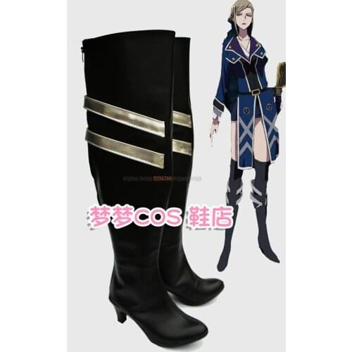 K RETURN OF KINGS Awashima Seri Anime Characters Shoe Cosplay Shoes Boots Party Costume Prop