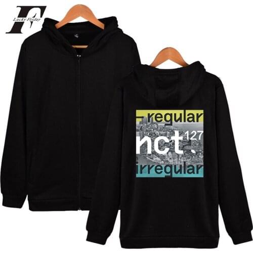 NCT 127 Regular kpop fashion design zipper men women hoodies jacket casual zip up long sleeve hooded sweatshirts tracksuits tops