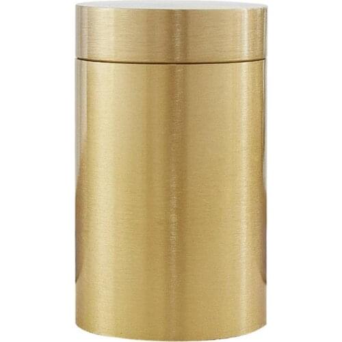 1Pc Brass Toothpick Box Simple Living Room Toothpick Holder Home Supply