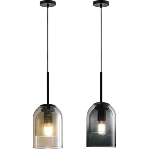 Metal Glass Pendant Light Modern Chandelier For Restaurant Cloth Store Art Bedroom Home Pendant Lamps Lighting Fixture PA0642