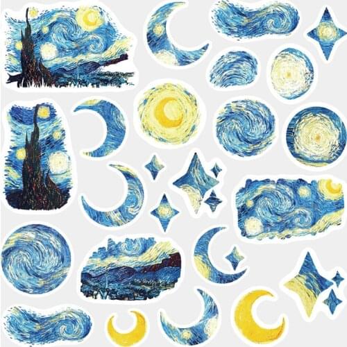 1 package Cute Cartoon Stickers Diy Office wall mount refrigerator waterproof sticker diary Stationery children stickers