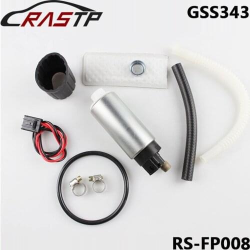 RASTP - High Performance Walbro 255 LPH Intank Electric Fuel Pump Replacement High Pressure Walbro Fuel Pump GSS343 RS-FP008