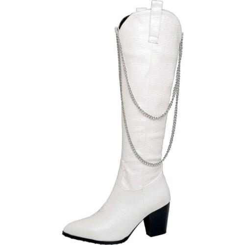 Big Size Pointed boots thigh high boots knee high boots over the knee boots women ladies boots shoes woman winter boots women