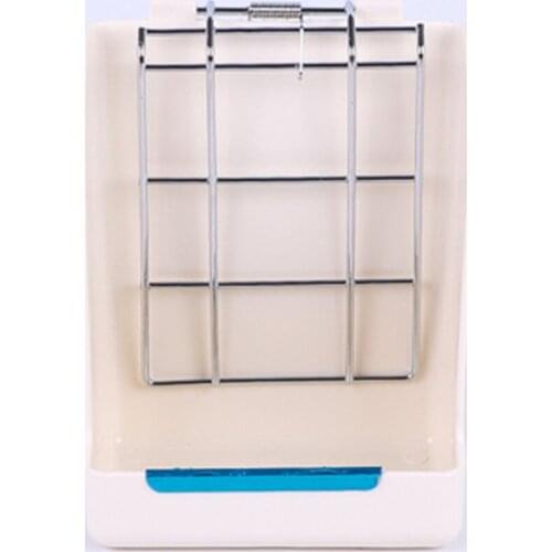 Pet Hay Feeder Rabbit Grass Feeding Groove Fixed Frame Hamster Guinea Pig Chinchilla Rabbit Cage Accessories Supplies