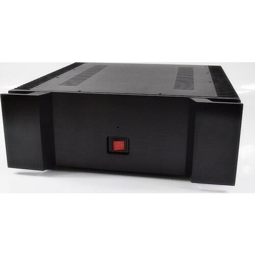 WA129 All aluminum amplifier chassis / Preamplifier case / AMP Enclosure DIY box (440 *150*430mm)