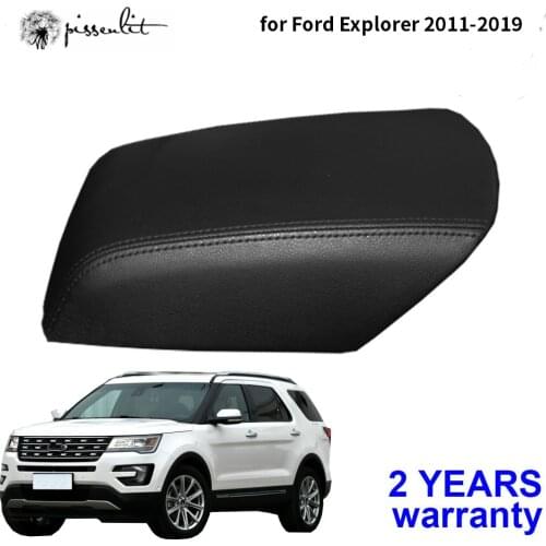 Central Console Protective Armrest Box Cover for Ford Explorer 2011 2012 2013 2014 2015 2016 2017 2018 Car Accessories PU Case