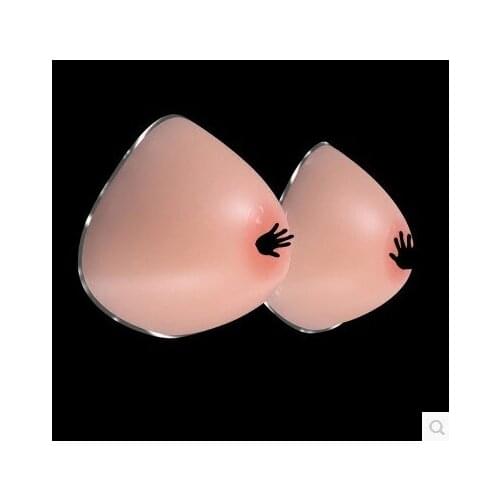 1Pair Like Real Silicone Breast Forms Realistic Fake Boobs for Cosplay False Breasts Bust Enhancer for Crossdresser Breast Model