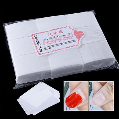 1 pack Gel Polish Remover Pad Nail Wipes Cleaning Lint Free Paper Pad Soak off Remover Manicure Cotton Napkins Wrap Tool