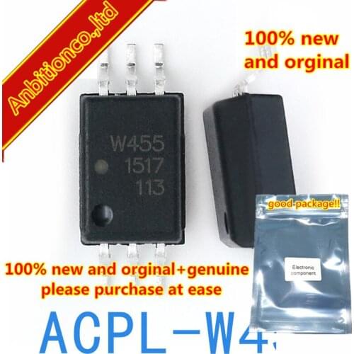 10pcs 100% new and orginal W455 ACPL-W455-500E in stock