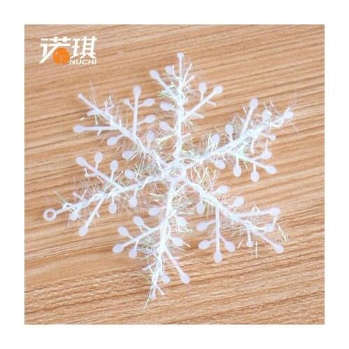 10cm-30cm White Snowflake Christmas Ornaments Holiday Festival Party Home Decor snowflake decoration Christmas decoration suppli