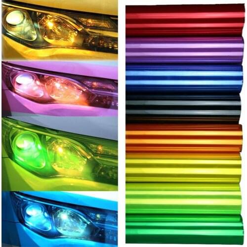 120cm 12" x 47" Chameleon Color Changing Tint Vinyl Wrap Sticker Headlight Film Car Light Lamp