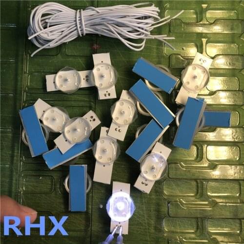 30piece/lot for LG LCD TV refitting general led csp 3V general light bar lamp bead simple maintenance of LCD TV backlight