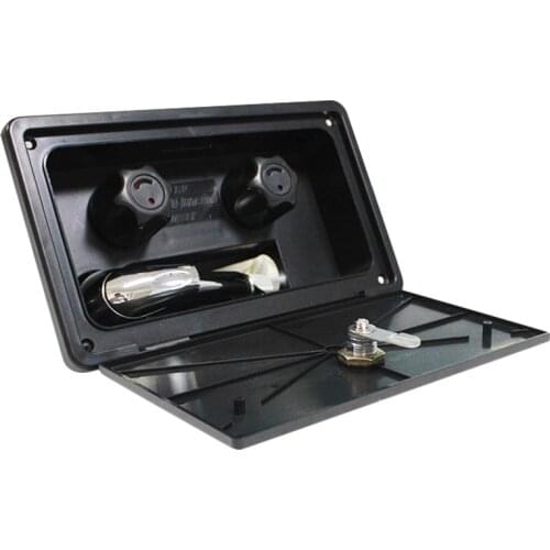 RV Exterior Shower Box Kit with Lock Boat Marine Camper Motorhome Caravan for RV Boat