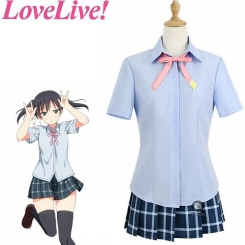 Love Live! Nijigasaki High School Idol Club Takasaki Yu School Uniform Outfit Anime Customize Cosplay Costumes