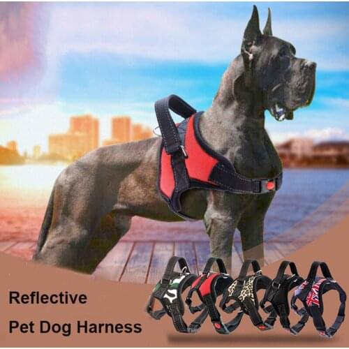 New Dog Soft Adjustable Harness Pet Large Dog Walk Out Harness Vest for Medium Dog Chest Strap Dog Harness Pets Accessories