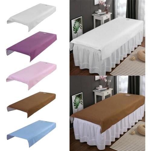 Beauty Massage Bed Table Cover Anti-oil Salon Treatment Sheet Portable Washable Massage Sheets Face Covers Salon Sheets for Bed