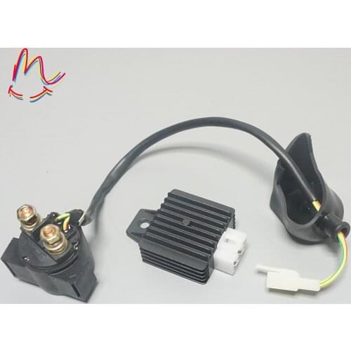 GY6 Scooter Voltage Regulator Rectifier Starter Relay Solenoid 50 70 90 110 125cc ATV Pit Dirt Bike Moped Taotao FREE SHIPPING