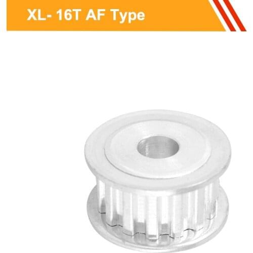 XL 16T Motor Belt Pulley 11mm Belt Width XL Type Toothed Pulley Wheel 5/6/6.35/8/10/12mm Bore Timing Pulley for CNC Machine