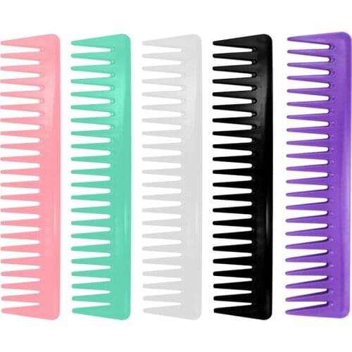 Salon Hairdressing Carbon Anti-static Comb Wide Tooth Hair Clipper Comb Women Hair Styling Tools Haircut Brush Cutting Combs