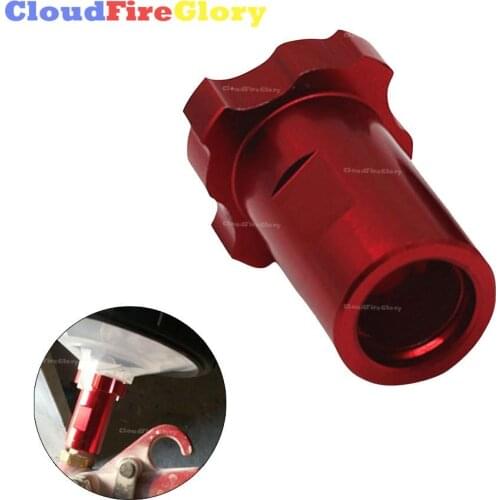 CloudFireGlory For PPS Cup Gun Pot Joints Adapter M14x1mm Internal Thread Spray Gun Connector Red