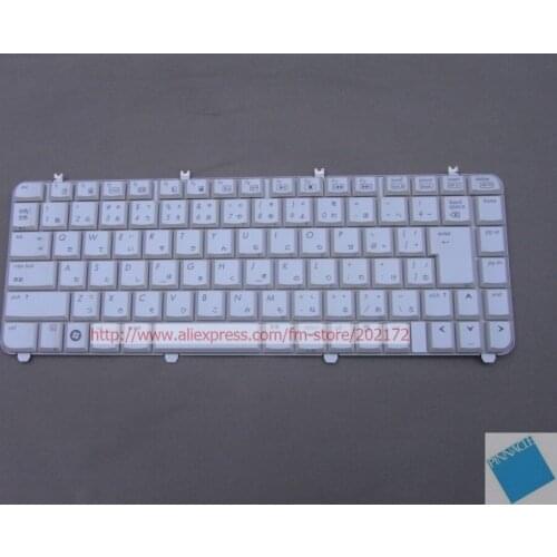 Brand New White Notebook Keyboard 488590-291 AEQT6J00130 For HP Pavilion DV5 series Japan Layout