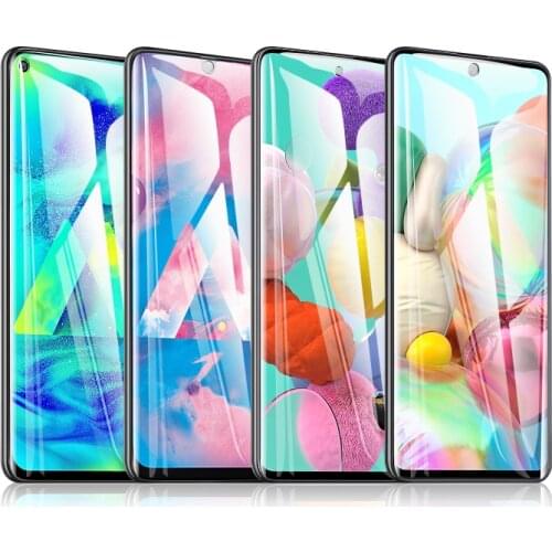 Tempered Glass for Samsung galaxy A71 A51 screen protector Oleophobic Coating full glue cover for samsung A715 A515 51 71 glass