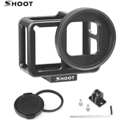 SHOOT Aluminum Protective Camera Case Action Camera Cage Mount for GoPro Hero 7 Black/Hero 6/Hero 5 Action Camera