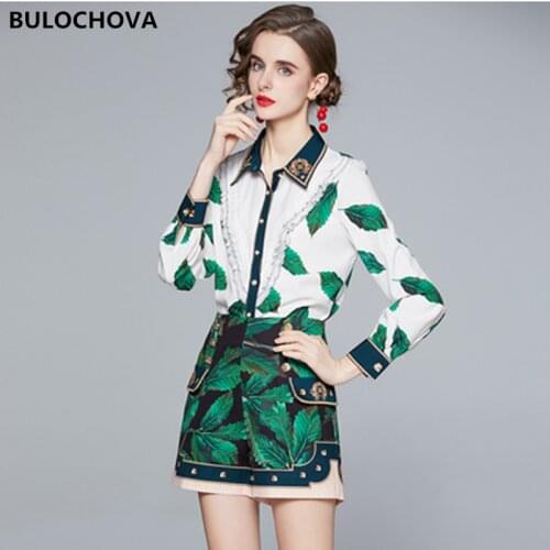 Fashion Printed Womens Suits Clothes 2021 Newest Spring Womans Long Sleeve Shirt Tops + Short Pants 2 Pieces Set Large Size XXL
