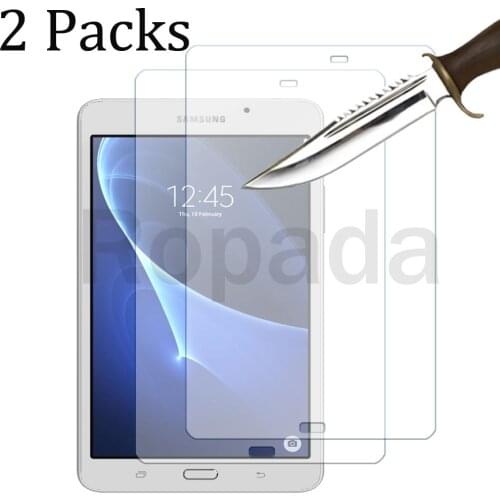 2 Packs for Samsung galaxy tab A 7.0 SM-T280 SM-T285 Tempered glass screen protector 2.5D 9H 0.33 tablet front cover film
