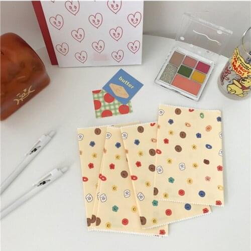 5PCS/bag small fresh smiley storage bag DIY sticker storage baking gift packaging