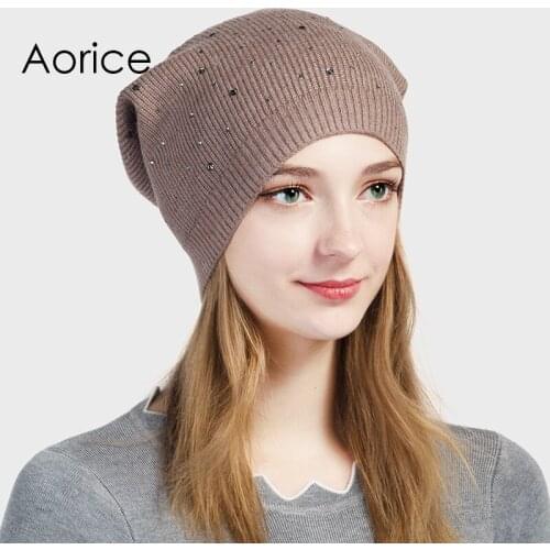 Женские шерстяные шапки Aorice China At AliExpress