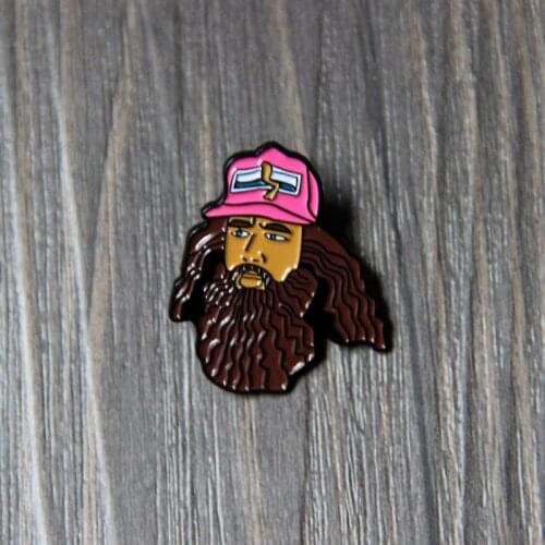 Movie Forrest Gump Enamel Metal Alloy Badge Brooch Pin Clothes Lapel Bag Backpack Hat Fashion Cartoon Jewelry Accessories