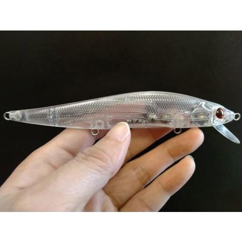 GYFISHING 20 Pcs 130mm Unpainted Fishing Jerkbaits with Weight Transfer System