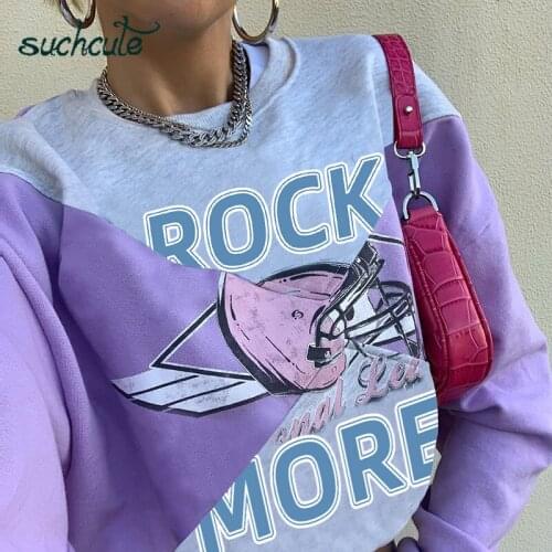 NEWDISCVRY Hoodies women oversize Hoody 90s Kpop Top Y2K aesthetics 2020 fashion streetwear O neck Sweatshirts Gothic party