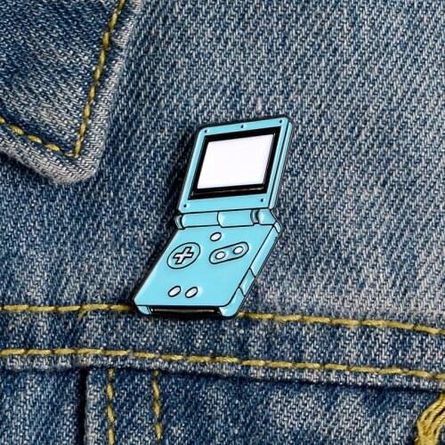 Handheld Game Console Enamel Lapel Pins Button Cool Game Fans Badges Cartoon Brooches Jewelry Accessories Gift for Bag Jeacket