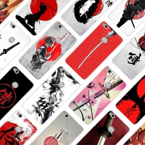 MLLSE Japanese Samurai Fashion Hard Case Cover for Huawei NOVA 3 3i 4 Honor V20 8X 8A 7A Pro 7X 7C 7S 8 9 10 Lite Play Cover Hot