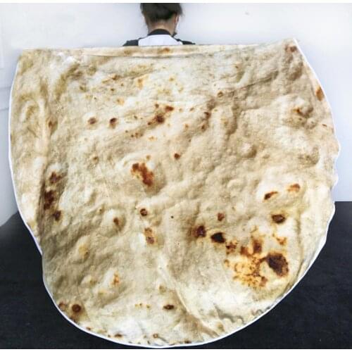 285Gsm Tortilla Tortilla Blanket Pita Lavash soft blanket for bed wool sofa plaid plush bedspread Manta Burrito Koce