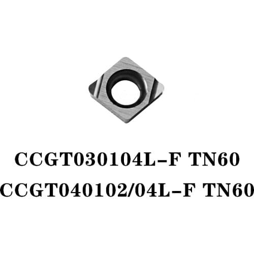 Original CCGT CCGT030104L-F CCGT040102L-F CCGT040104L-F TN60 CCGT030104 CCGT040102 CCGT040104 for Steel Carbide Cutting Inserts