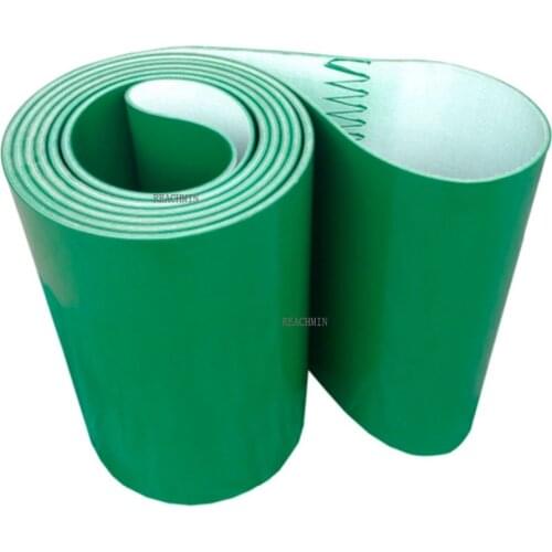 Perimeter:2000mm Width:100mm Thickness:3mm Green Industrial Transmission Line Belt Conveyor PVC Belt(Can Customized Size)