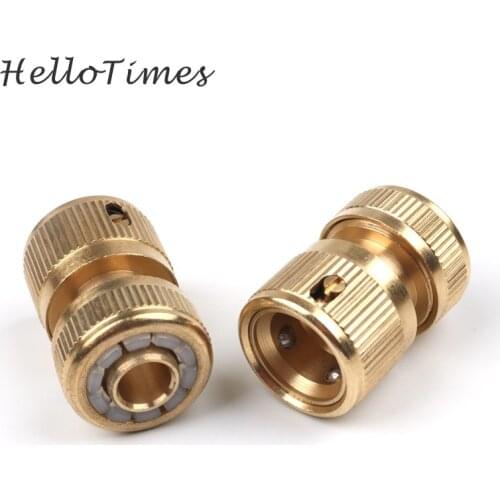 Garden brass quick connector 1/2" copper adapter garden Irrigation hose water gun fitting 16mm tube joints