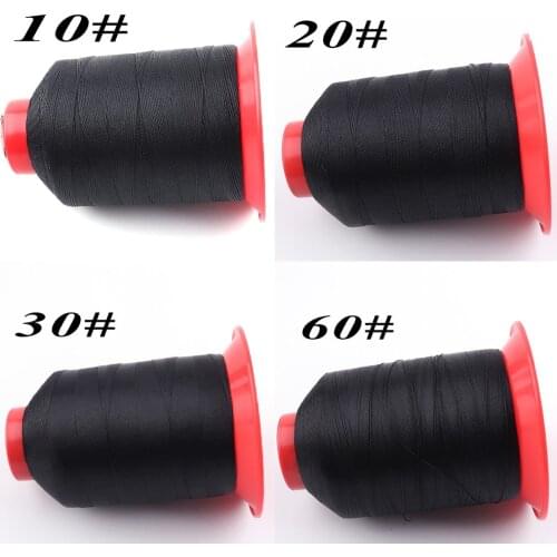 Sewing Thread Black FourSize High Tenacity polyeste Sewing Thread For Hand Sewn&Machines Patchwork DIY SewingJewelry Accessories