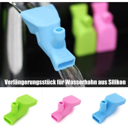 Silicone Water Faucet Tap Sink Extender for Kids Bathroom Hand Washing xqmg Faucet Extenders Bathroom Products Household Merchan