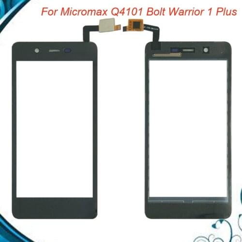 Mobile Phone Front Glass Touch Screen Digitizer For Micromax Q4101 bolt Warrior 1 plus Sensor Touchscreen Panel Replacement