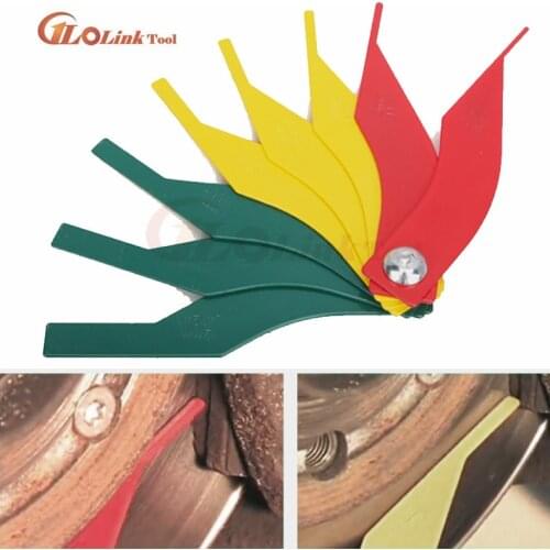Thickness gauge /Car brake pad scale/measuring instrument Wear measuring brake pad feeler gauge measuring tool